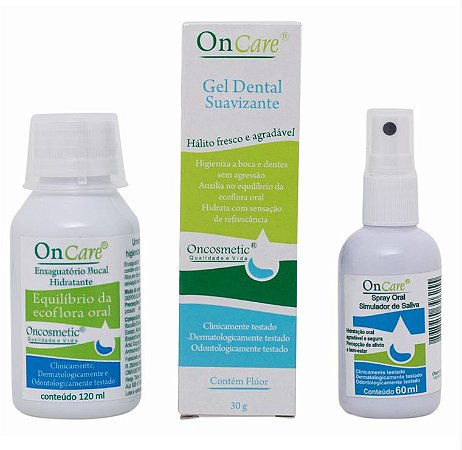 Kit OnCare Oncosmetic - alívio boca seca - P