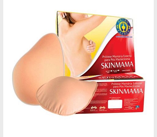 Prótese mamária externa para pós mastectomia SKINMAMA - bege