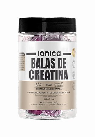 GOMAS DE CREATINA - 3g por unidade / 30 gomas
