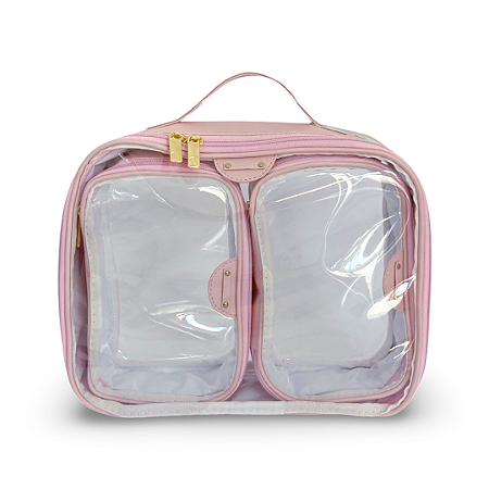 TRIO MALETA - ROSA ALGODÃO DOCE