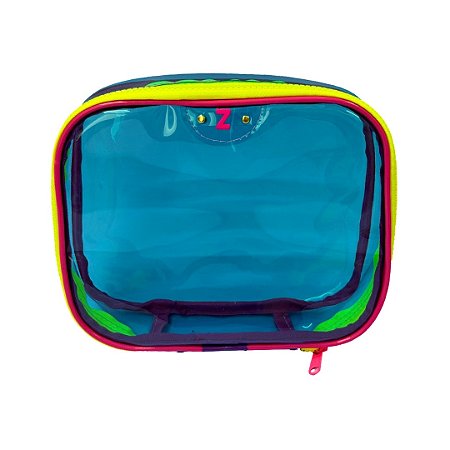 NECESSAIRE SQUARE - AZUL NEON