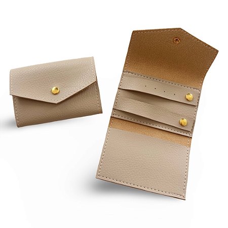 PORTA JÓIA POCKET - BEGE