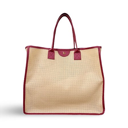 LÍVIA - BEGE COM BORDÔ