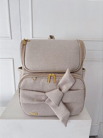 MOCHILA TÉRMICA LINHO BEGE