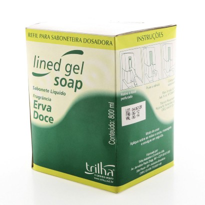 Sabonete Líquido Cremoso Erva Doce Perolado 800 ML