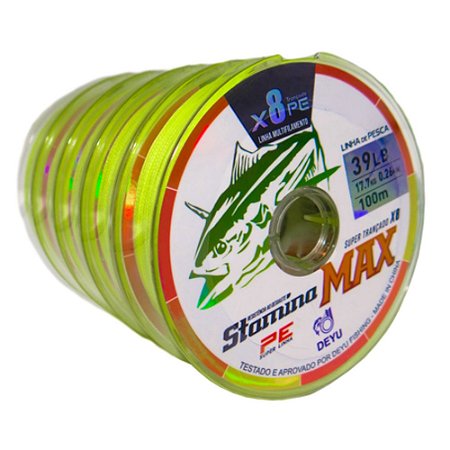 Linha Multifilamento Stamina Max 8X PE 100 m  DEYU