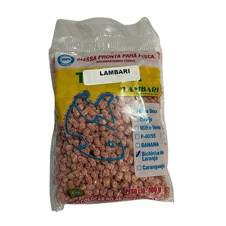 Massa Pronta Macarrãozinho Bichinho de Laranja Lambari