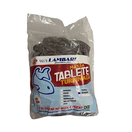 Isca Massa Tablete Turbinada Sangue Lambari