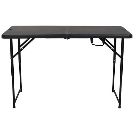 Mesa Dobrável Pratica 1,22 m Preta Bel