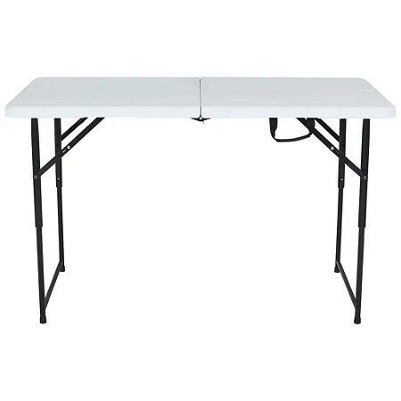 Mesa Dobrável Pratica 1,22 m Branca Bel