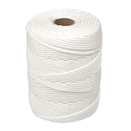 Corda Trançada de Poliéster 4mm Branca Styka