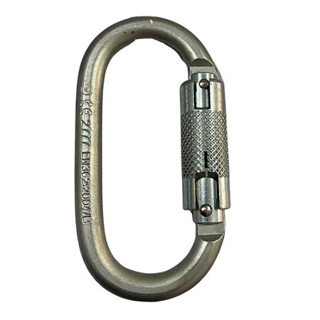Mosquetão de Aço Oval Automático 25 KN BIG-S-507-1 Bigcompra