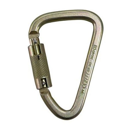 Mosquetão de Aço Pera 45 KN CG-256 Carbografite