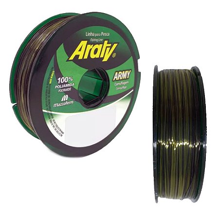 Linha Araty Army Bicolor 0,25mm 100 m  Mazzaferro