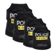 Roupa de cachorro policial clearance