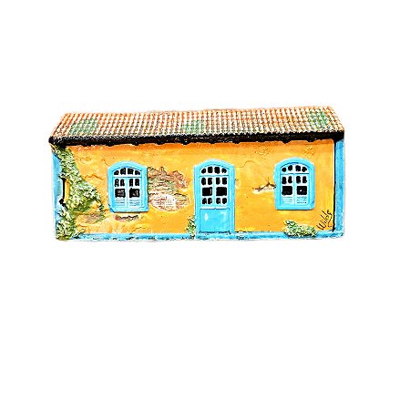 Sobrado Casa Réplica de Pau a Pique Barro  Artesanato Ouro Preto Minas Gerais
