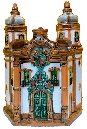 Fachada Igreja São Francisco de Assis Ouro Preto 21 cm (S)