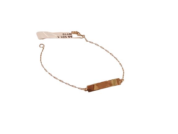 Pulseira Infantil em Ouro 18K