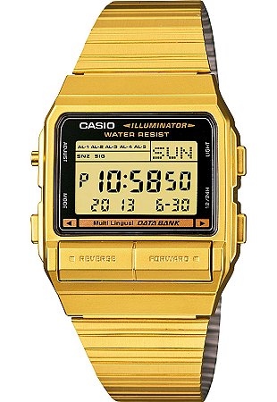 Relógio Casio Vintage Dourado