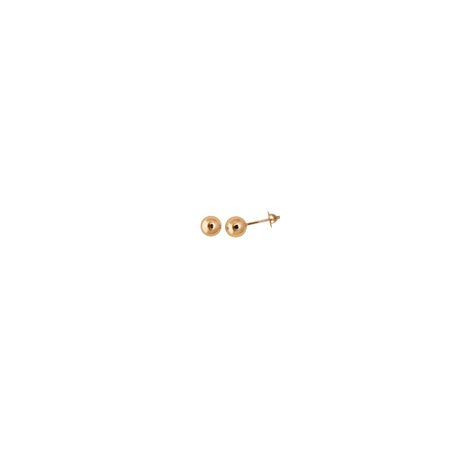 Brinco de Bolinha em Ouro 18K com Tarraxa de Rosca A01043011R