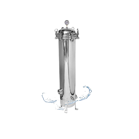 Filtro de Inox - Filtro Cartucho - 5X30 -  Rosca 1 1/2"