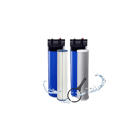 Filtro Big Blue 20” - 1500 L/H - Remove cloro - 1PLB1CBB