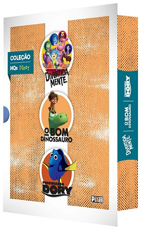 BOX DISNEY - 3 VOLUMES - DIVERTIDAMENTE-O BOM DINOSSAURO -PROCURANDO DORY