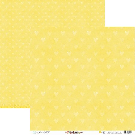 Papel Para Scrap - Happy - Yellow Happy Base 40 - Carina Sartor