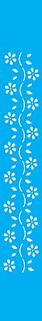 Stencil 4X30 Simples – Flores Margaridas 2 OPA 0199