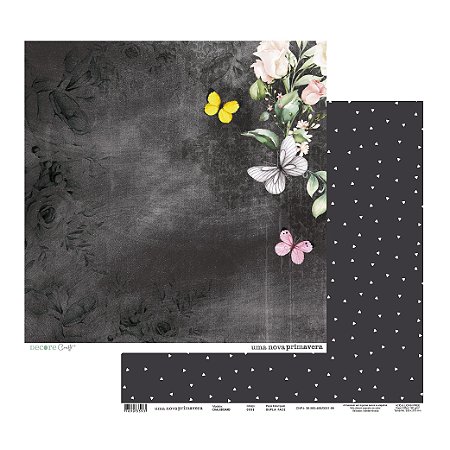 PAPEL SCRAP UMA NOVA PRIMAVERA CHALKBOARD - 0033