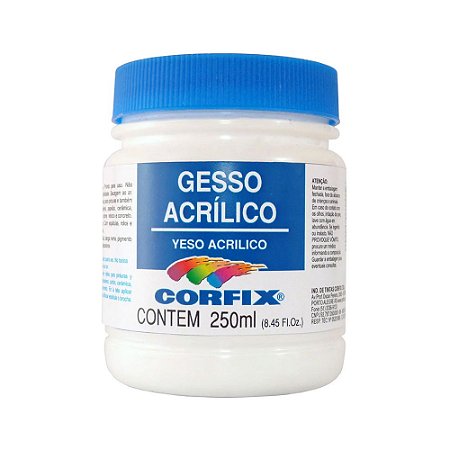 Gesso Acrílico - 69250 - 250ml Corfix