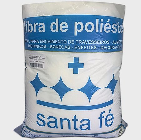 Fibra Siliconada Virgem de Poliéster Santa Fé 500g