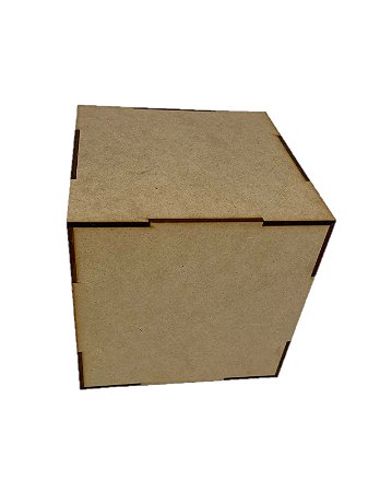 Caixa Cubo 10x10x10 cm Decoração em MDF