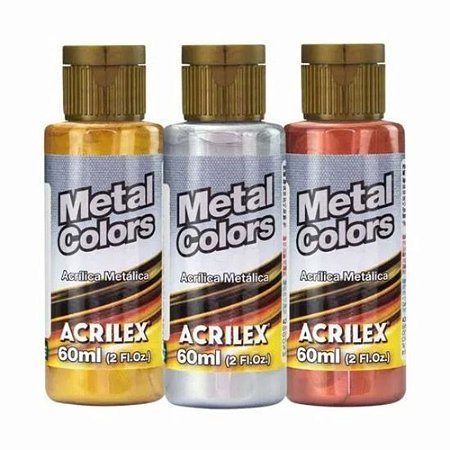 Tinta Acrílica Metal Colors Acrilex 60 ml - 03660