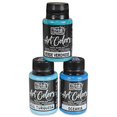 Tinta Acrílica Art Colors True Colors Tons Frios 60 ml