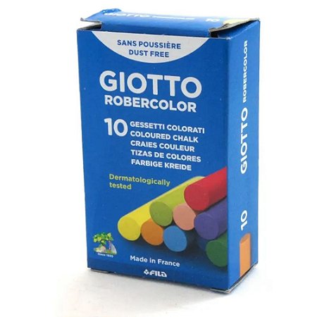 Giz Escolar Colorido Com 10 Uni - Giotto