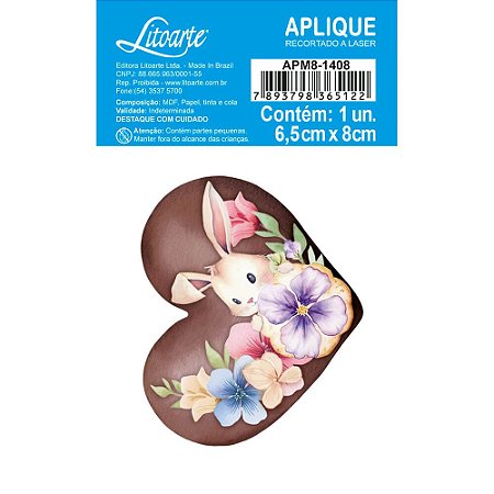 Aplique Litoarte APM8-1408 - Coleção Chocolates