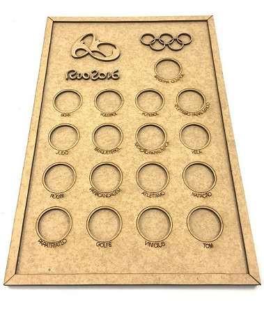 Quadro De Moedas - Olimpíadas Rio 2016