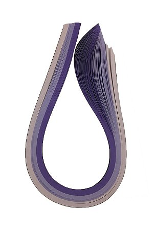 100 Papel Para Quilling - Tons Roxo