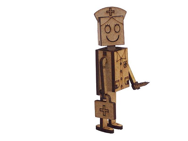 Miniatura Personagem Dra Marçolla Bonecos Personalizáveis M1093