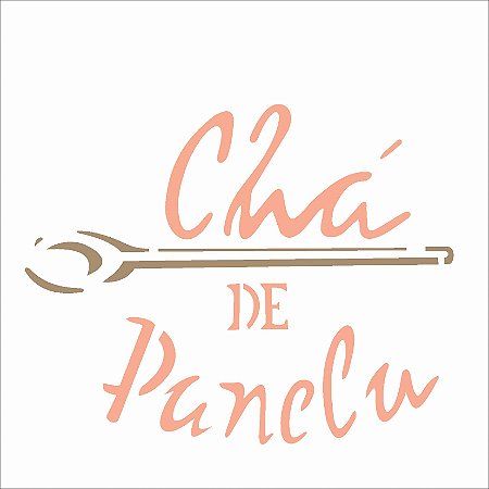 Stencil 14X14 Simples – Chá de Panela – OPA 1824 - 50%