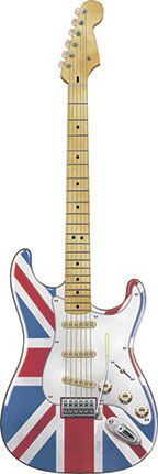 APM8-1156 - Aplique Litoarte Em Papel E MDF - Guitarra Inglaterra