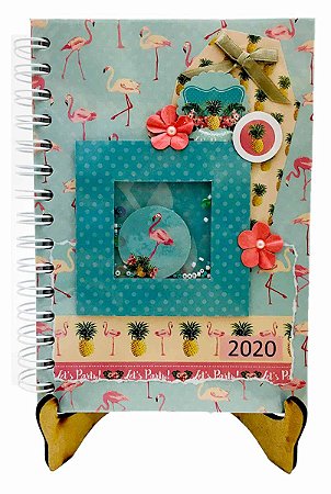 Agenda Personalizada 2020 - Flamingo - 20x15 cm