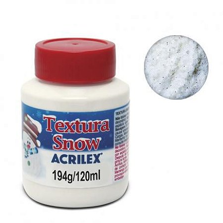 Textura Snow Acrilex 120 ml 876 Neve Glitter