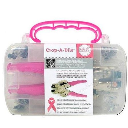 Kit Aplicador De Ilhós Crop A Dile Pink - 709084 - We R