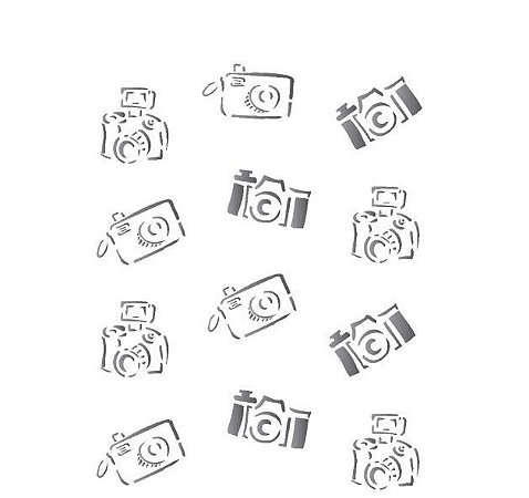 Stencil 15X20 Simples – Câmera de Fotos – OPA 1211 - 50%