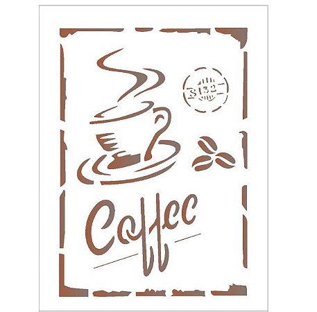 Stencil 15X20 Simples – Coffe – OPA 1753