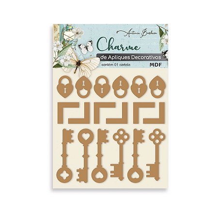 Charme De Apliques Decorativos Mix - Scrap By Antonio - 200341