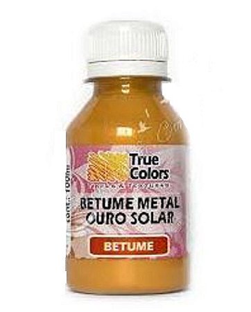 Betume Metal - Ouro Solar - 18266 - True Colors - 100 ml