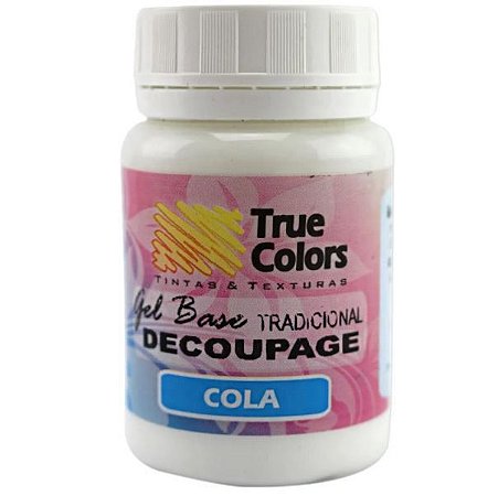 Gel Base Decoupage Tradicional True Colors 80 ml